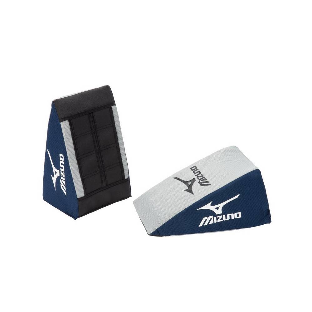 Damske Chrániče Kolien Mizuno RUNBIRD® Catcher’s (Small) Námornícka Modrá/Siva Vypredaj QSBX62518